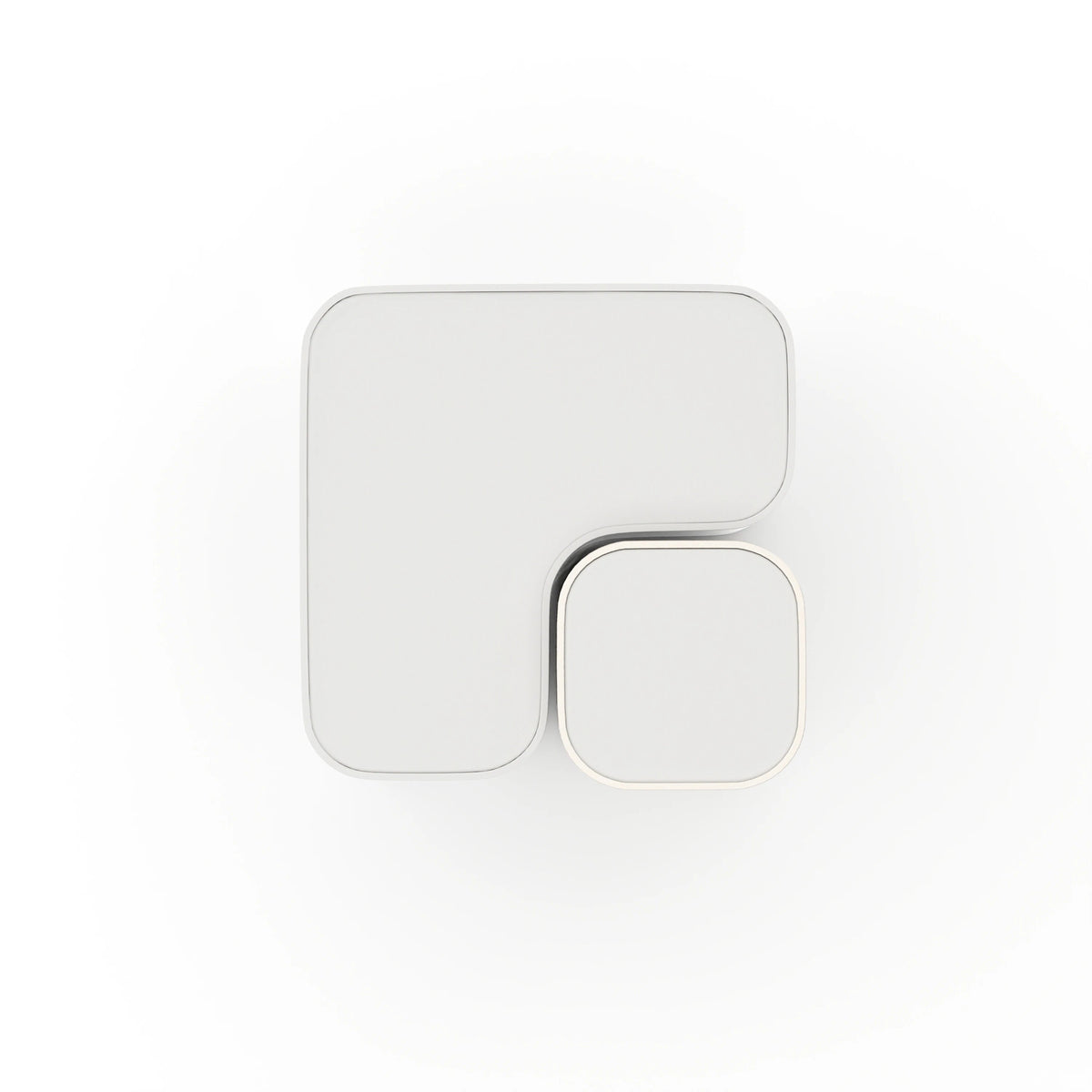 Bloc Bunching Side Table Soft Silver Paint by Caracole - view 3