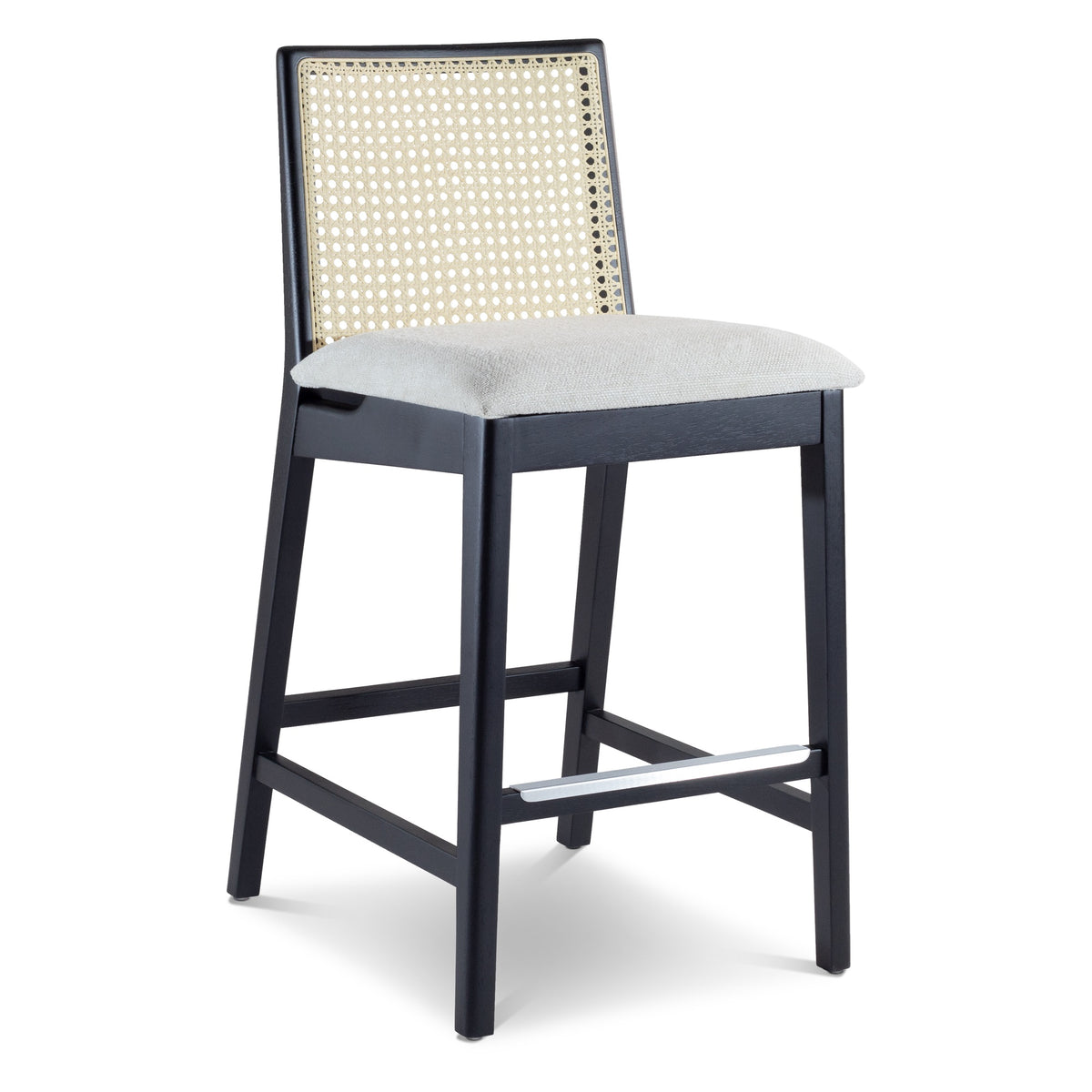 Nardia Cane Counter Stool Ebano, Harvest Natural, Counter Height by Urbia - detail 2