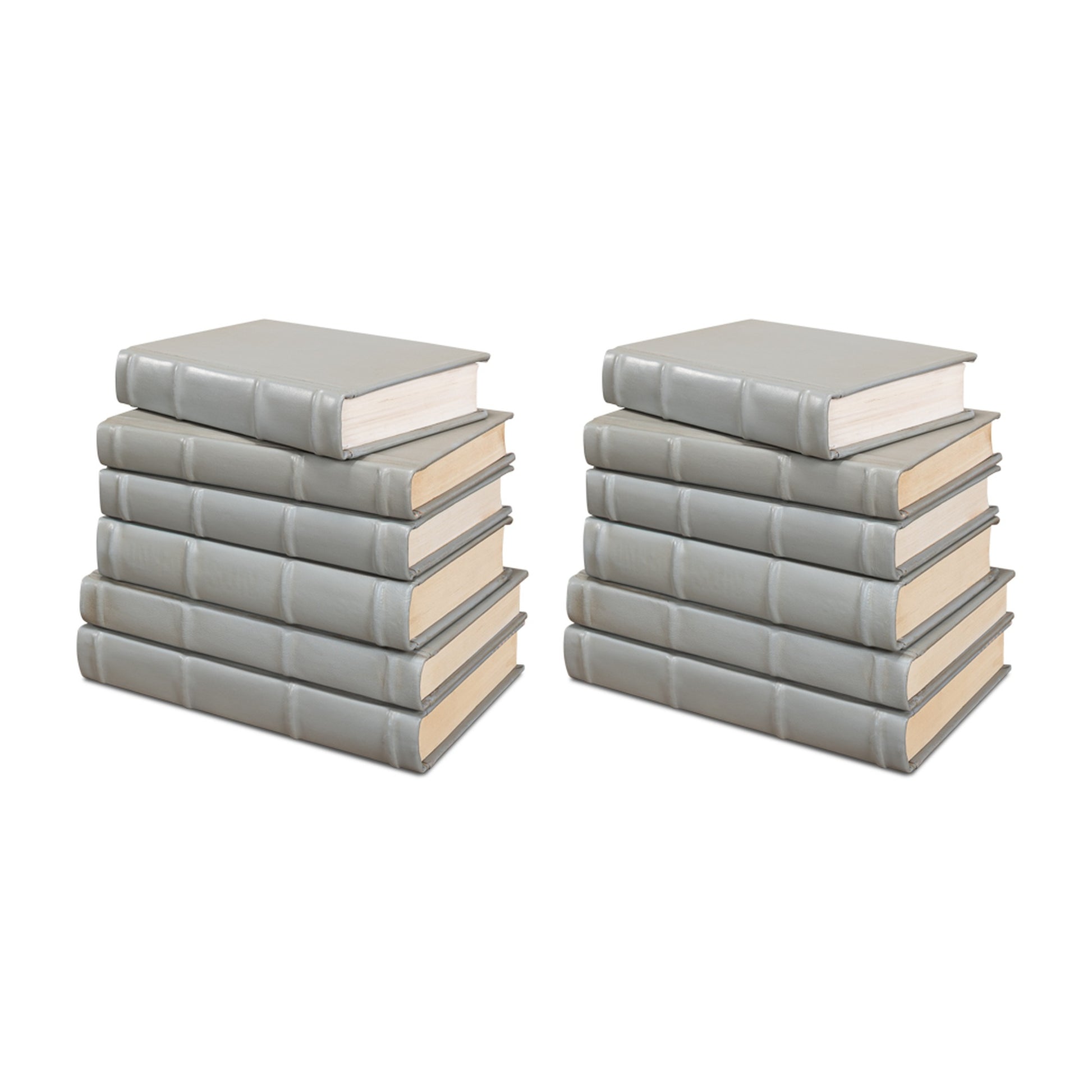 Books, Set Of 12, Antique Grey by Sarreid Ltd