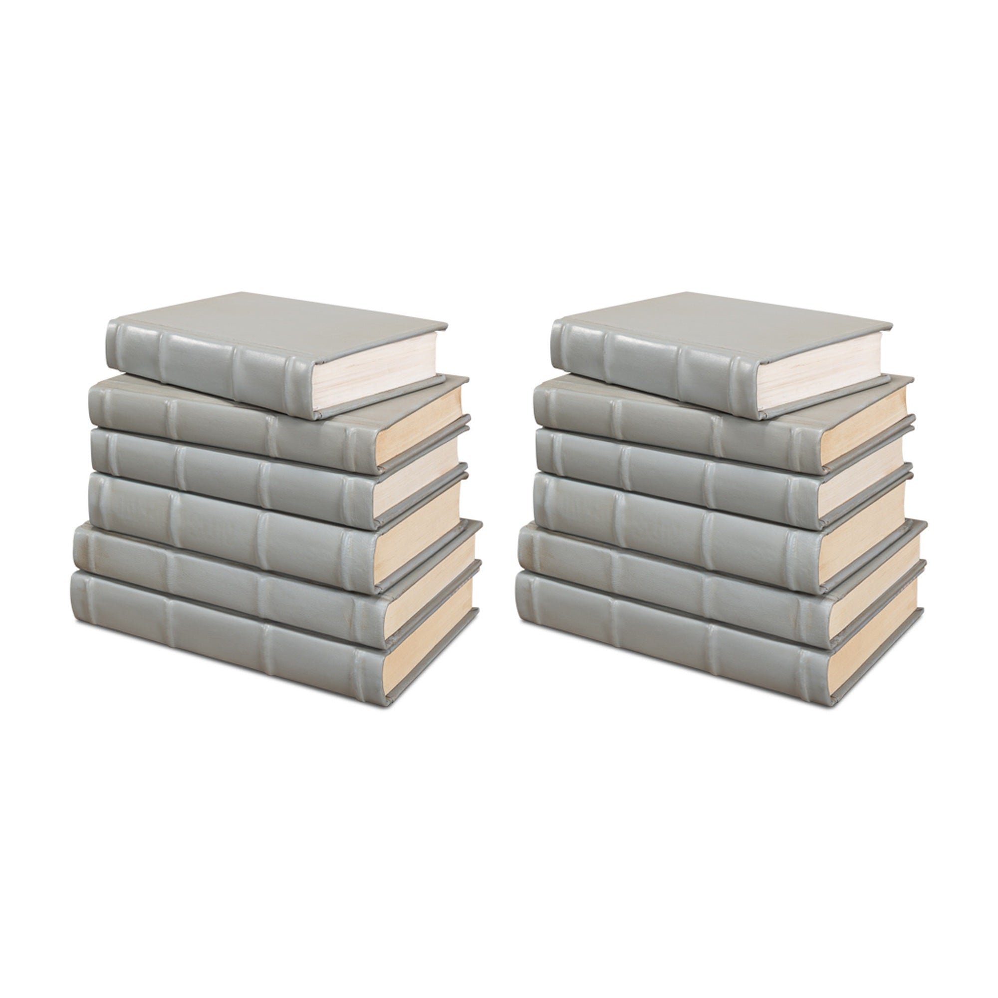 Books, Set Of 12, Antique Grey by Sarreid Ltd