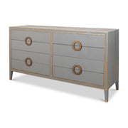 Gabriella Chest Of Drawers, Storm Grey by Sarreid Ltd