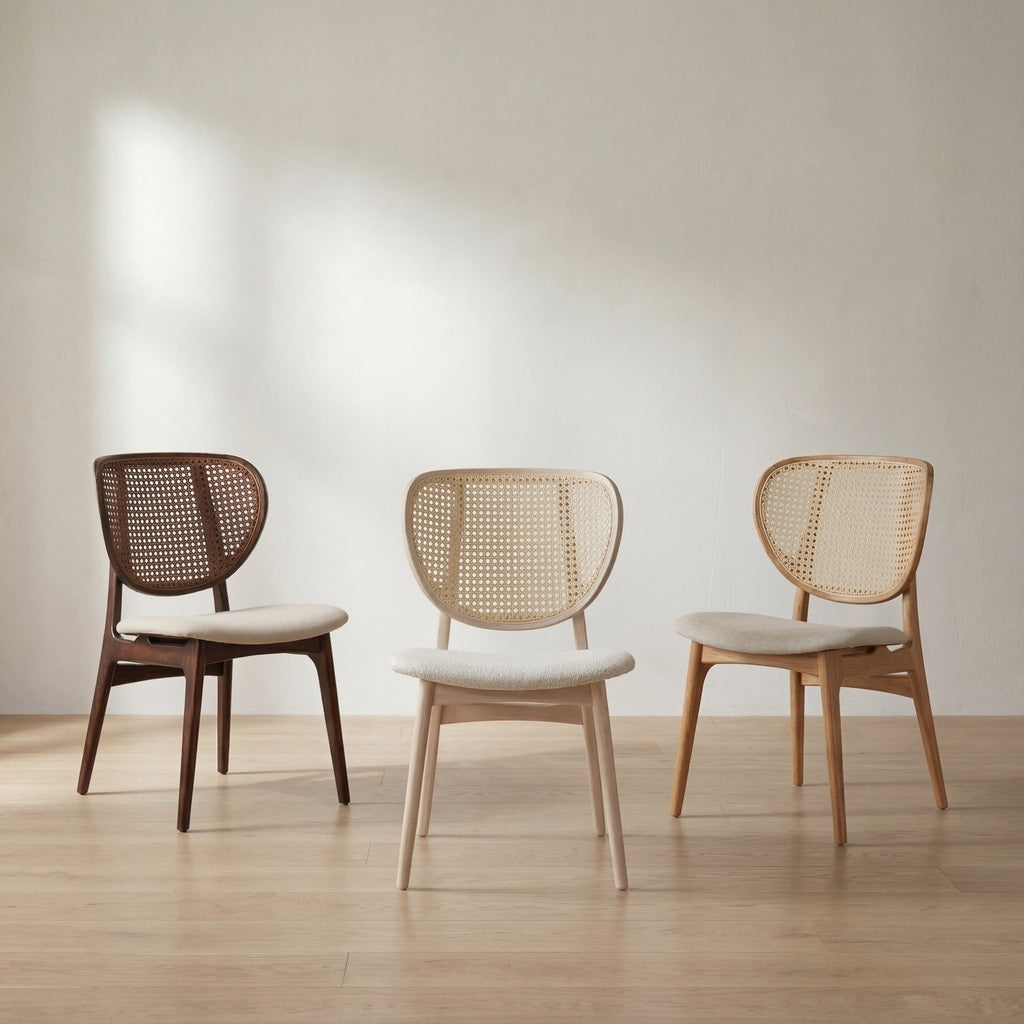 Joelma Dining Chair Damasco, Harvest Natural, Natural Cane by Urbia - detail 7