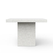 Mixx - Una - 59" Square Bar Height Dining Table - Ivory Terrazzo
