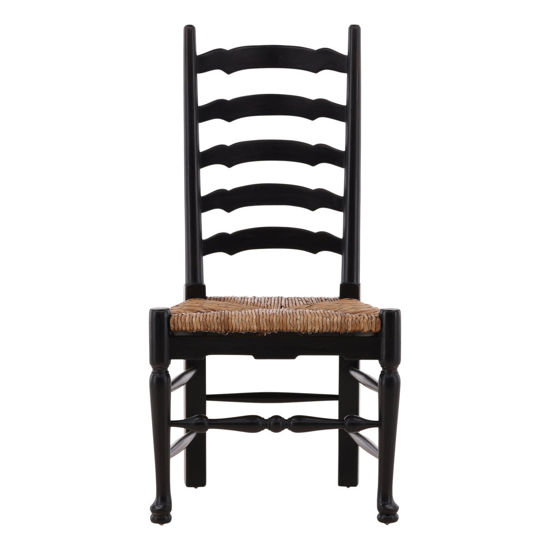 Cornwall English Country Ladderback Black Side Chair