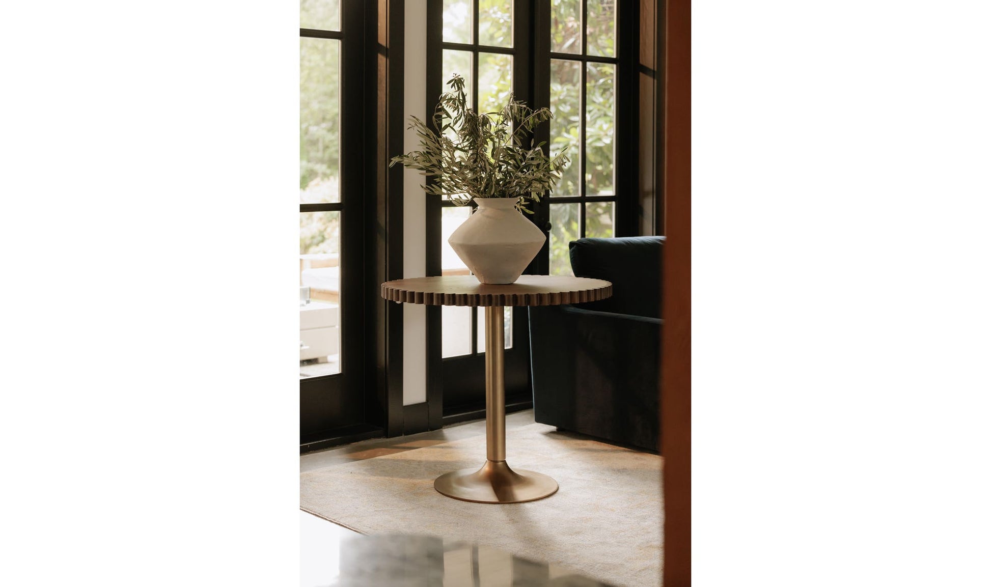 Raja Medium Decorative Vessel White by Moe's Home Collection - view 16