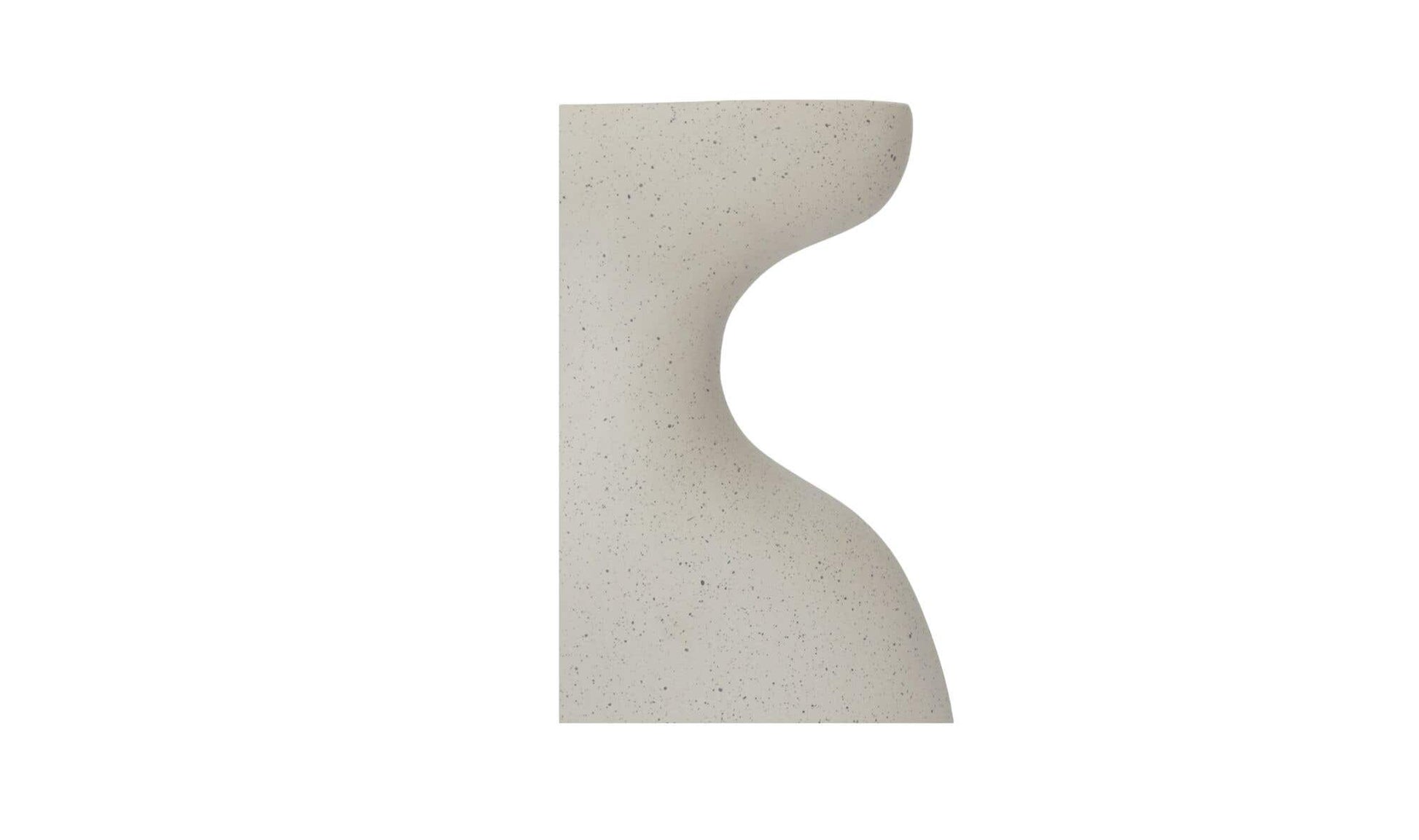 Vila 13In Sculptural Vessel Cream White by Moe's Home Collection - view 10