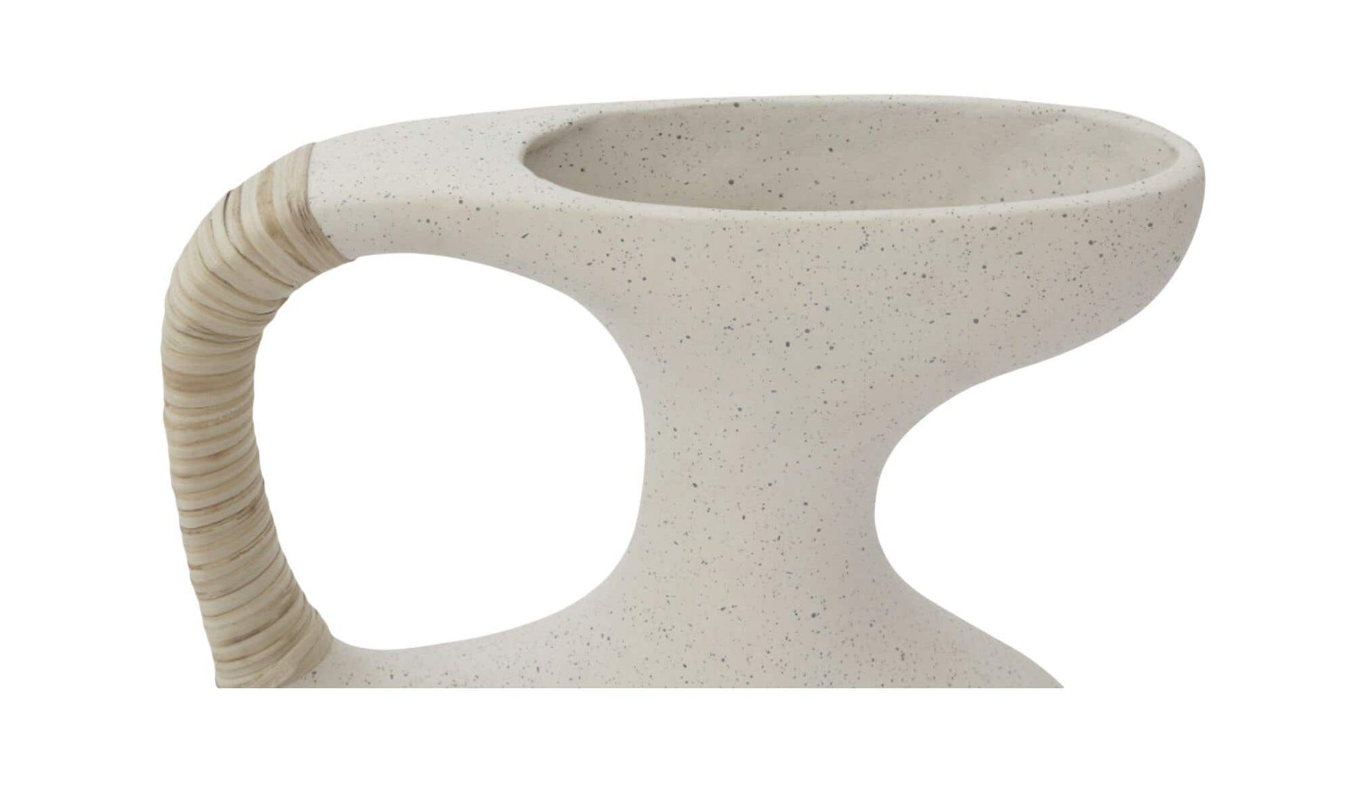 Vila 13In Sculptural Vessel Cream White by Moe's Home Collection - view 11