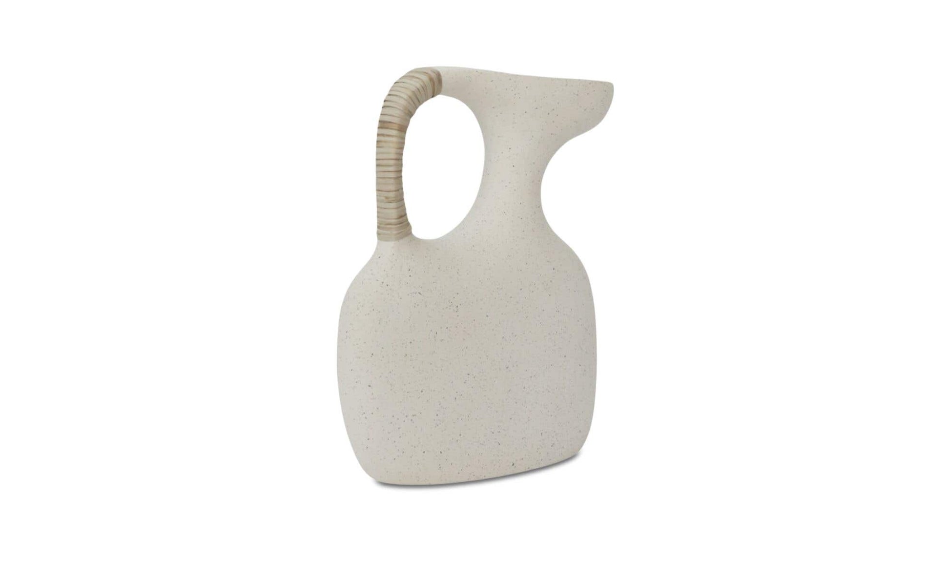 Vila 13In Sculptural Vessel Cream White by Moe's Home Collection - view 7