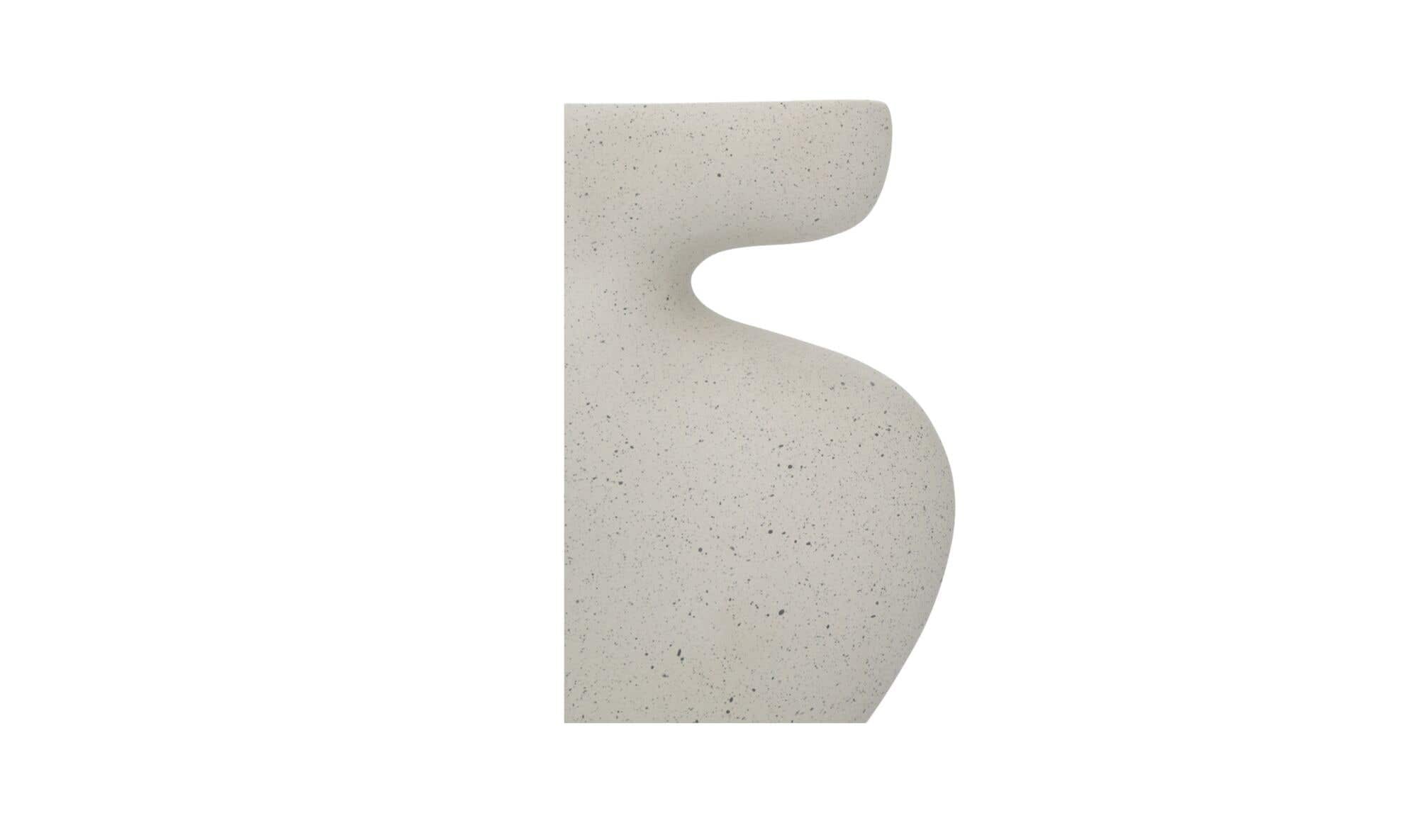 Vila 9.5In Sculptural Vessel Cream White by Moe's Home Collection - view 9
