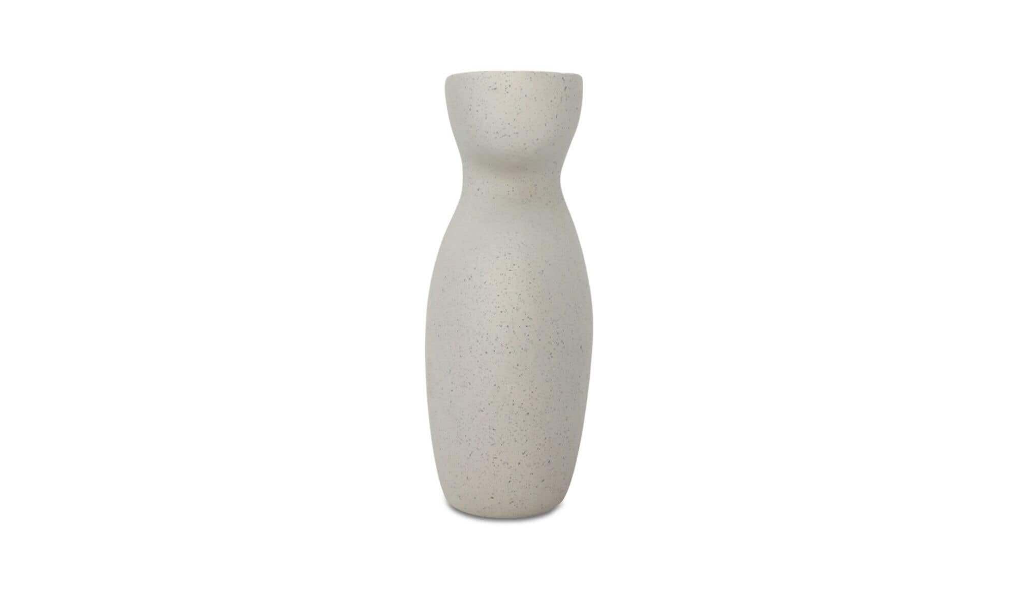 Vila 9.5In Sculptural Vessel Cream White by Moe's Home Collection - view 5