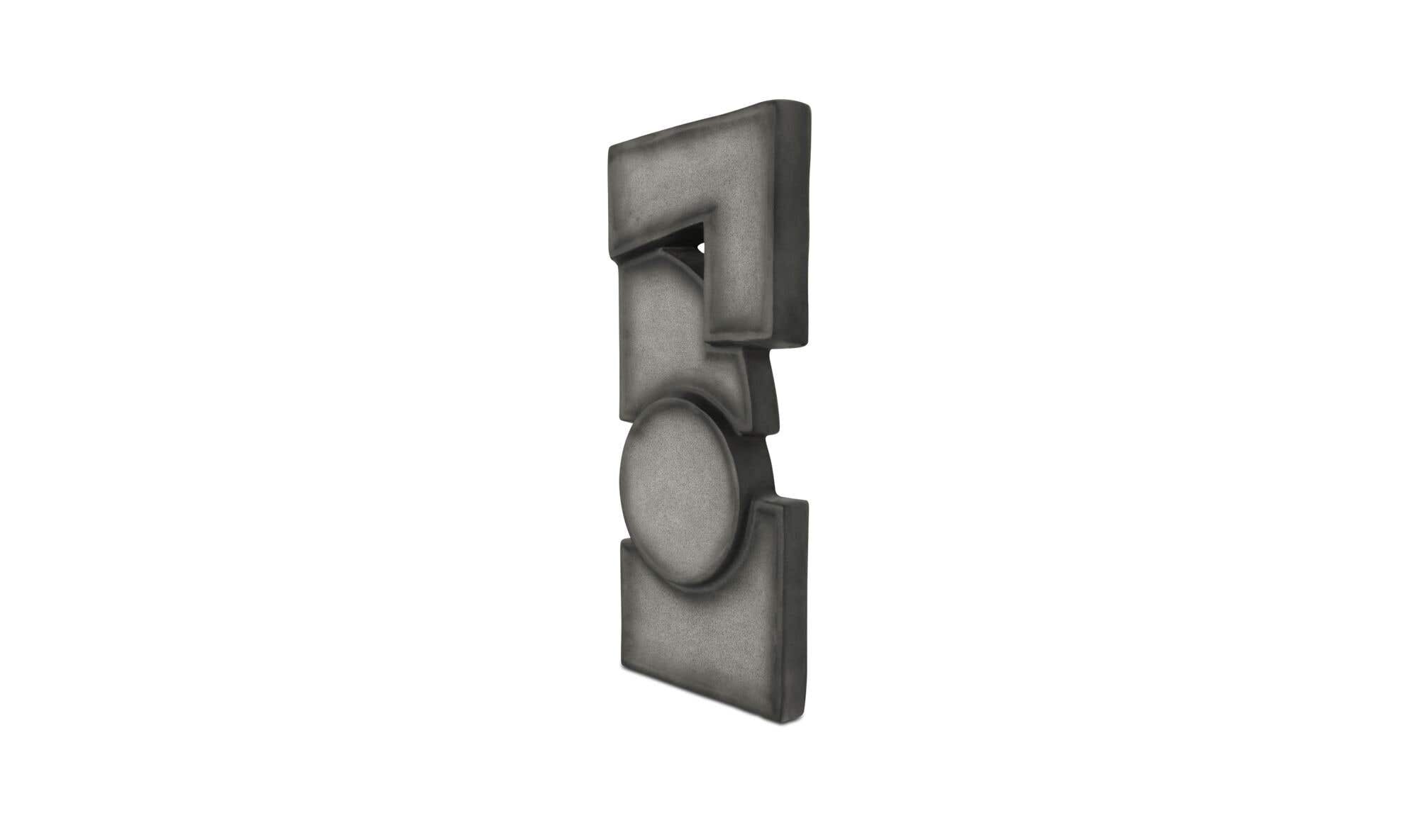 Teo Wall Sculpture Charcoal by Moe's Home Collection - view 7