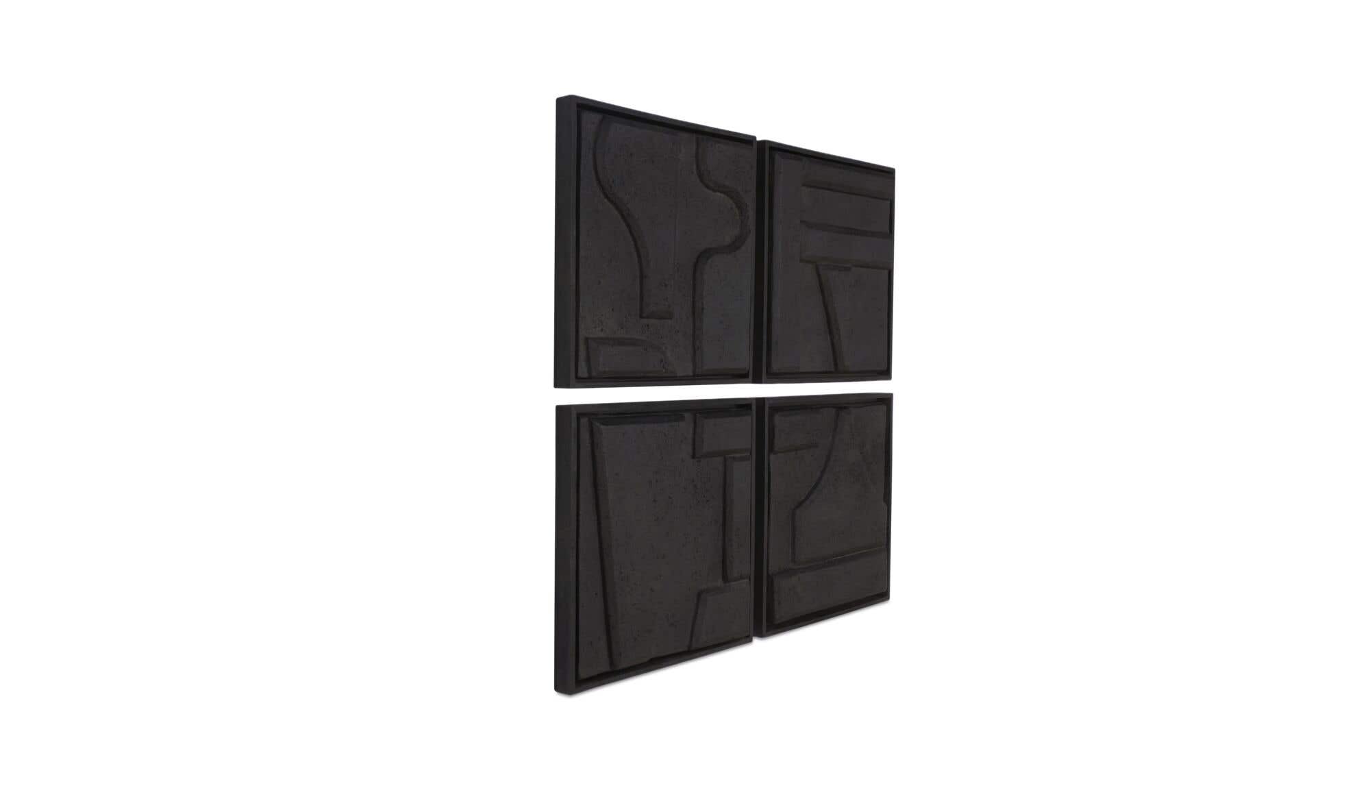 Alva Wall Sculpture-Set Of 4 by Moe's Home Collection - view 5