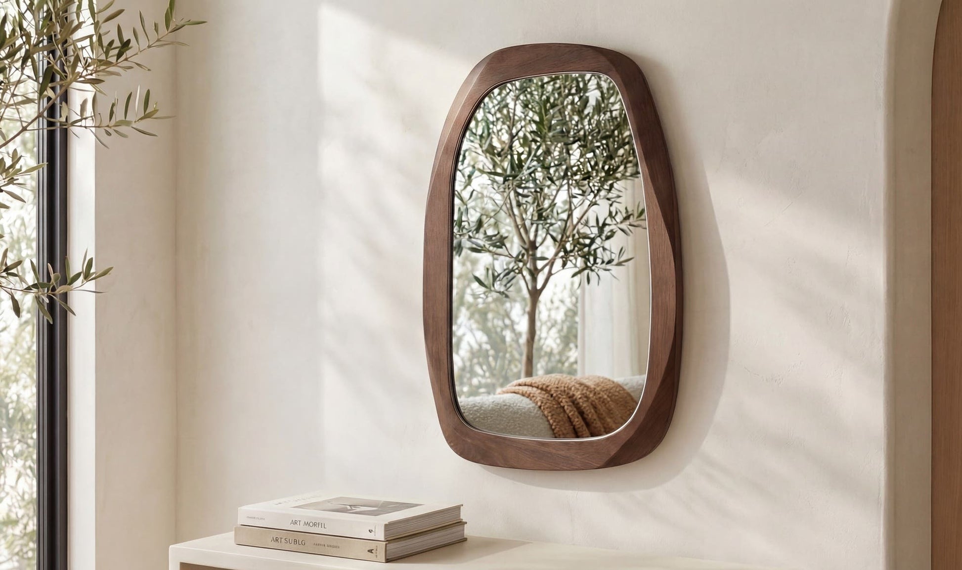 Levi Mirror Brown by Moe's Home Collection - view 4
