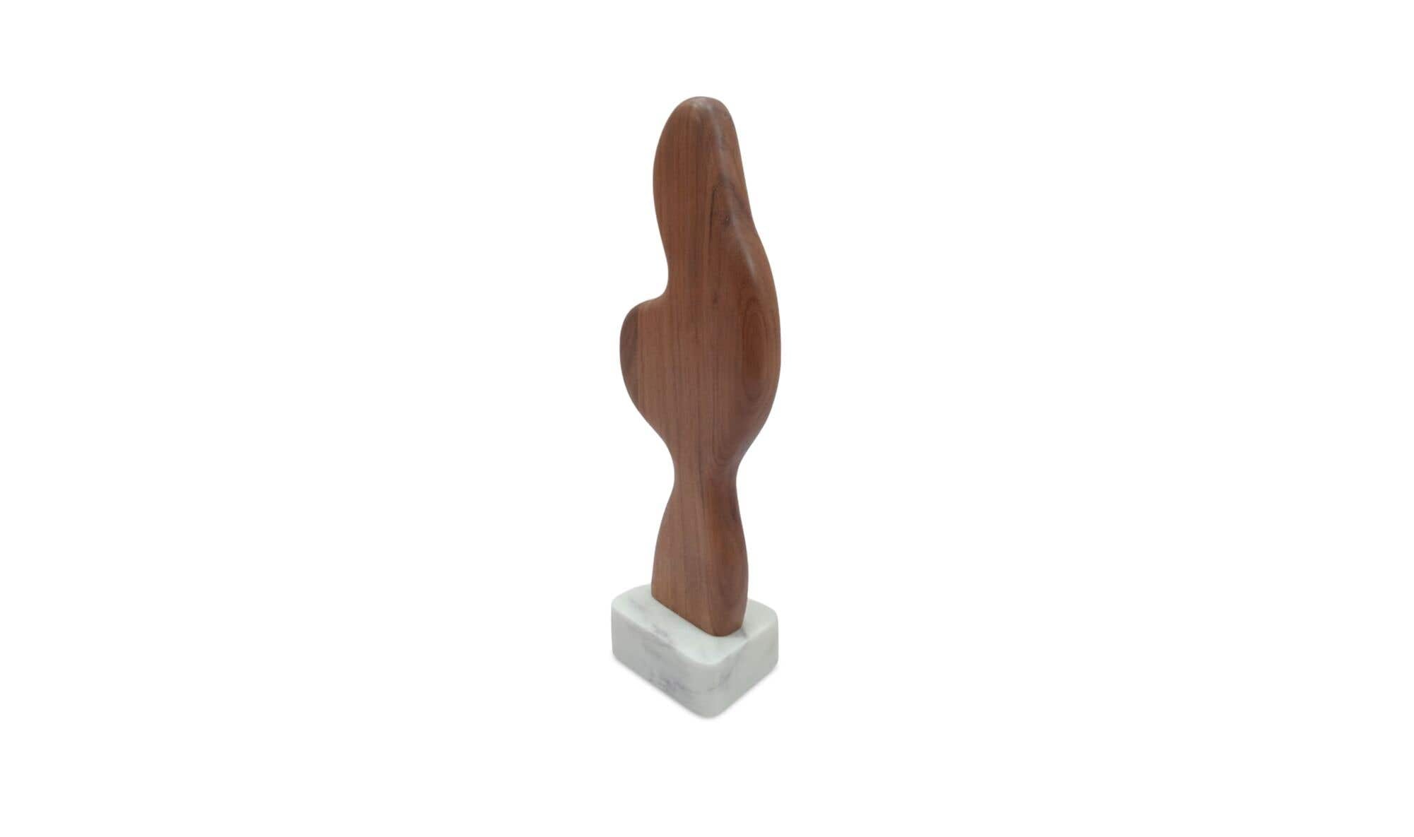 Eon Wood And Marble Sculpture 1 by Moe's Home Collection - view 5