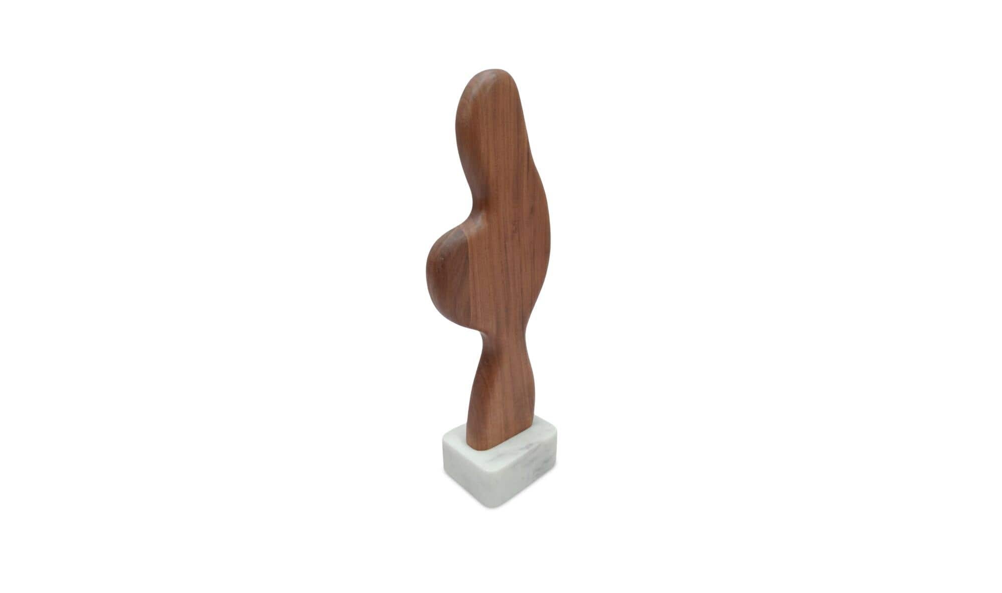 Eon Wood And Marble Sculpture 1 by Moe's Home Collection - view 4