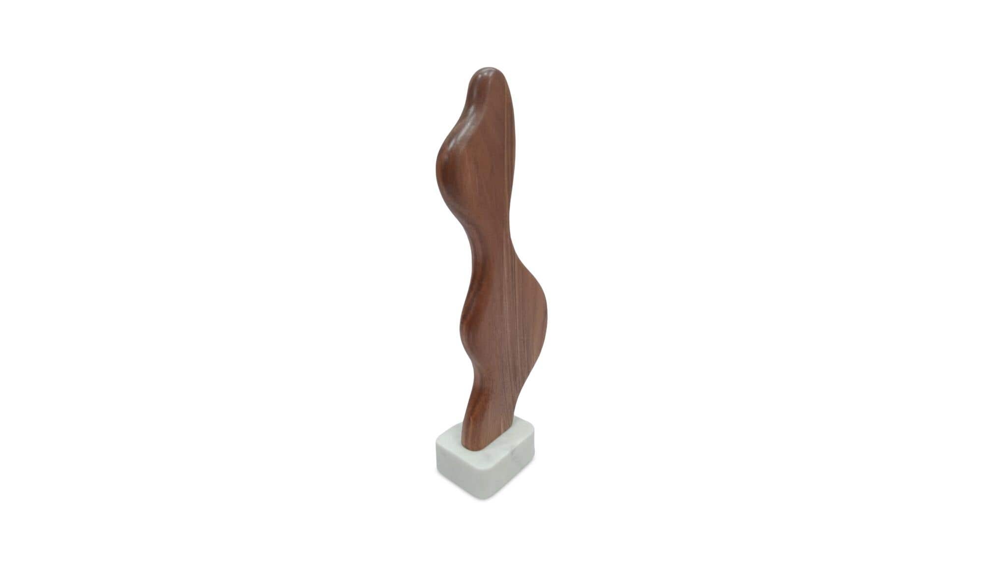 Eon Wood And Marble Sculpture 2 by Moe's Home Collection - view 5