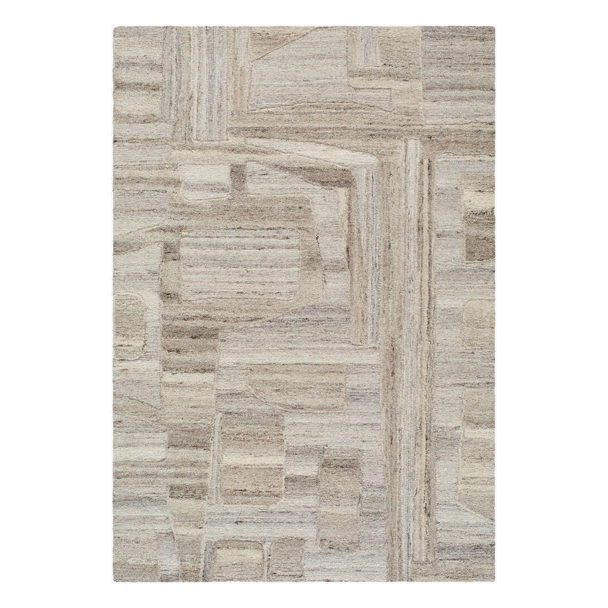 Dundee Beige/Taupe Handmade Rug - 2' x 3'