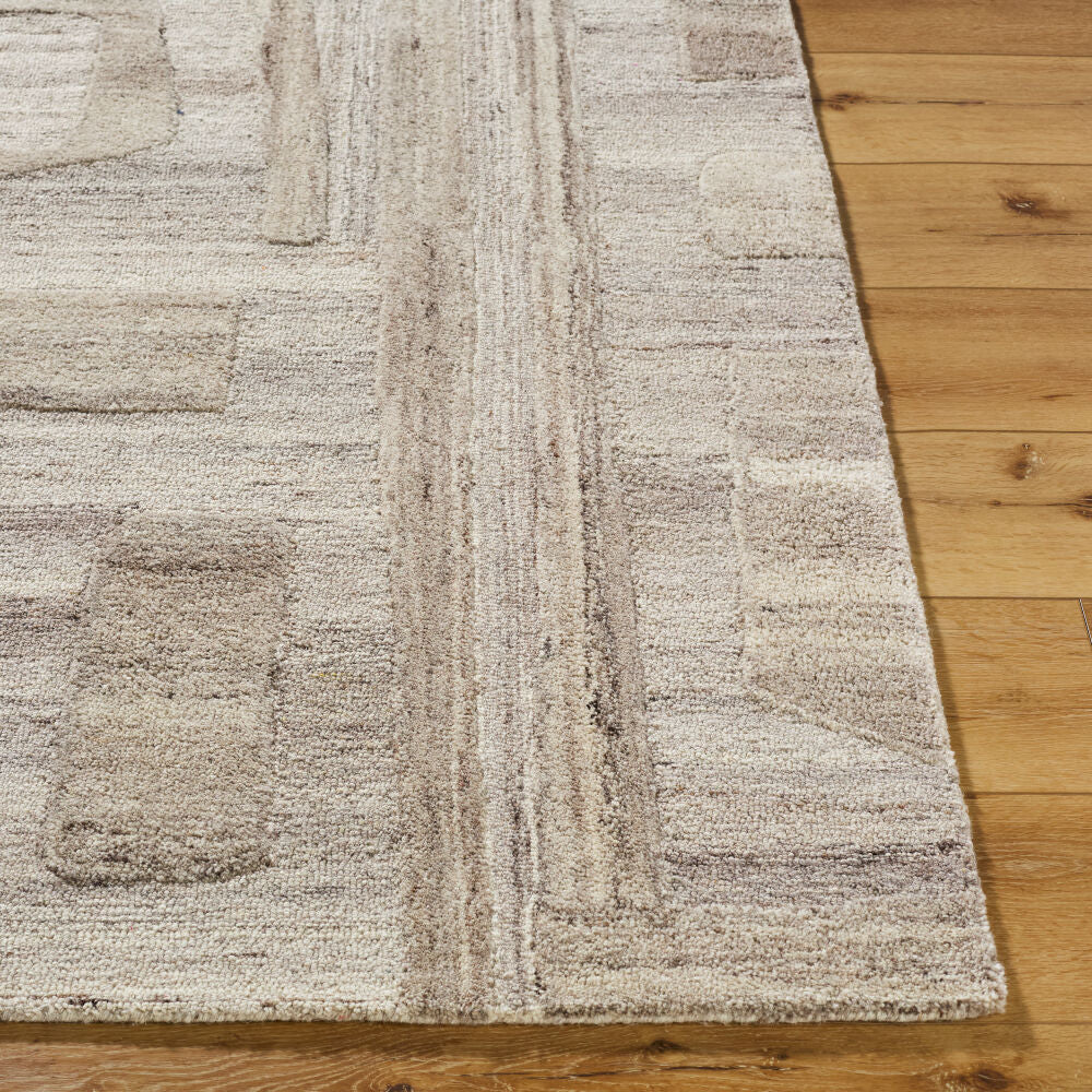 Dundee Beige/Taupe Handmade Rug - front