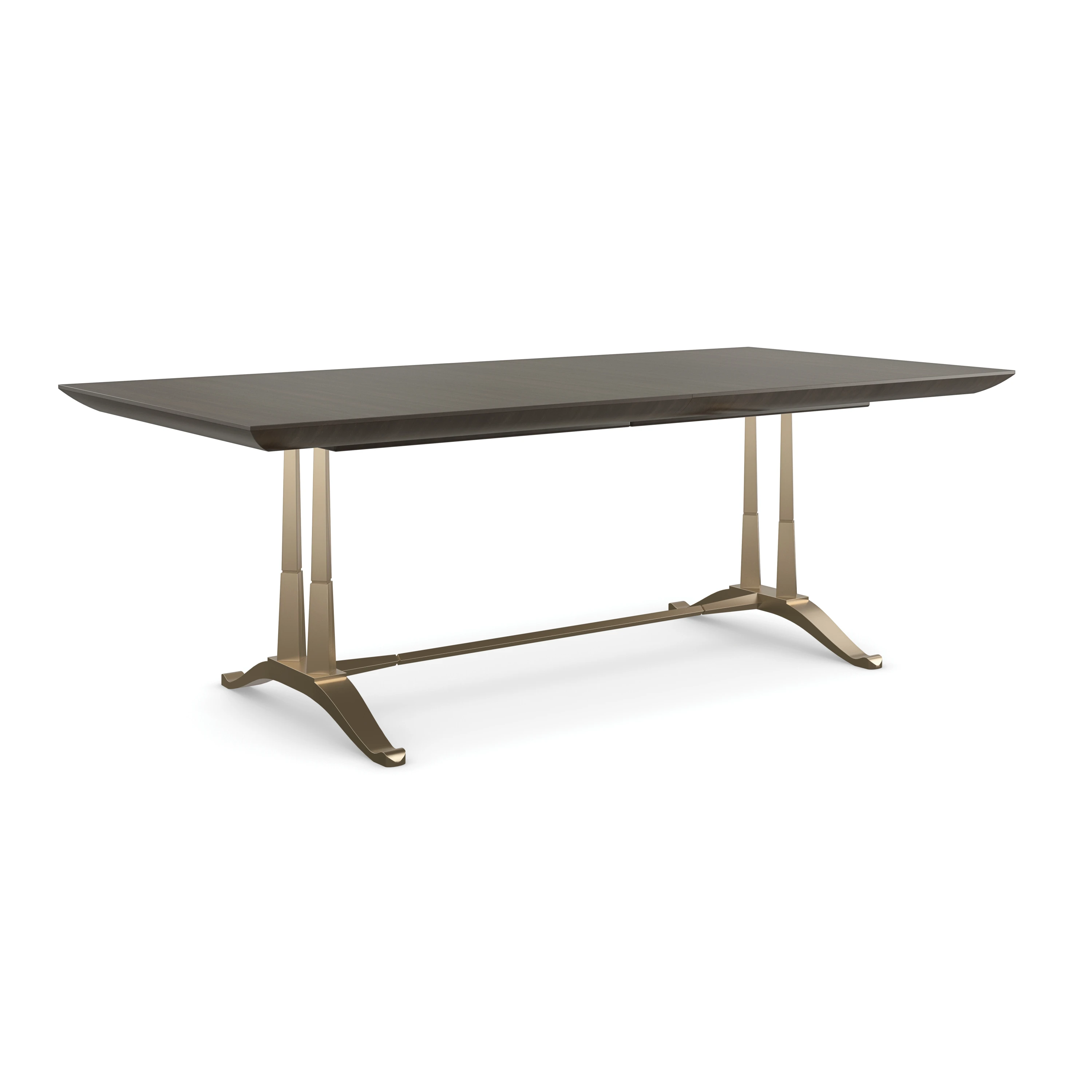 D'Orsay Champagne Gold Dining Table 88" by Caracole - view 5