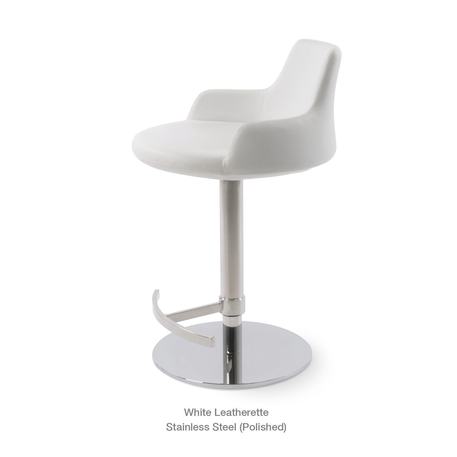 Dervish Piston Swivel Stool