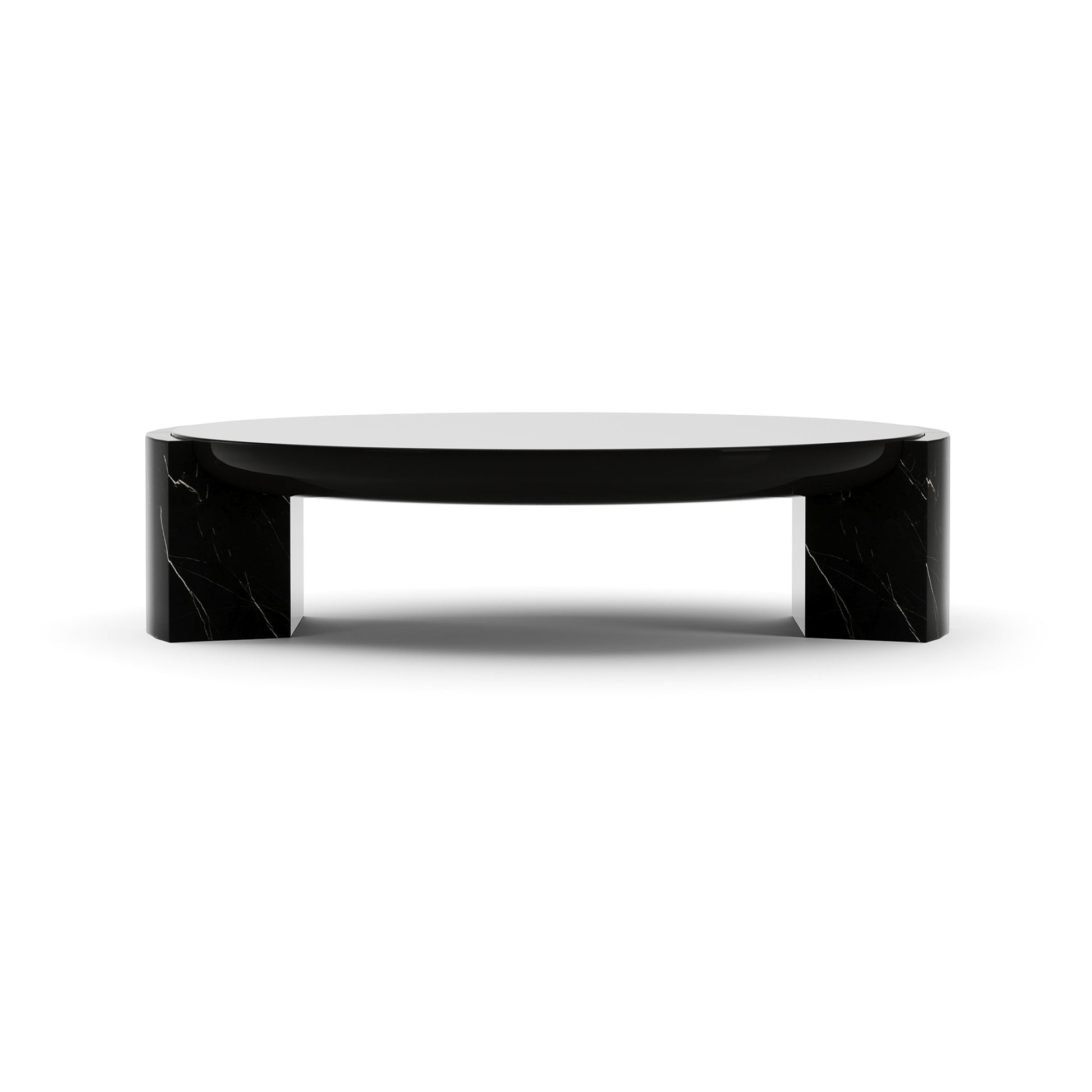 Overlap Round Cocktail Table 48" by Caracole - view 2