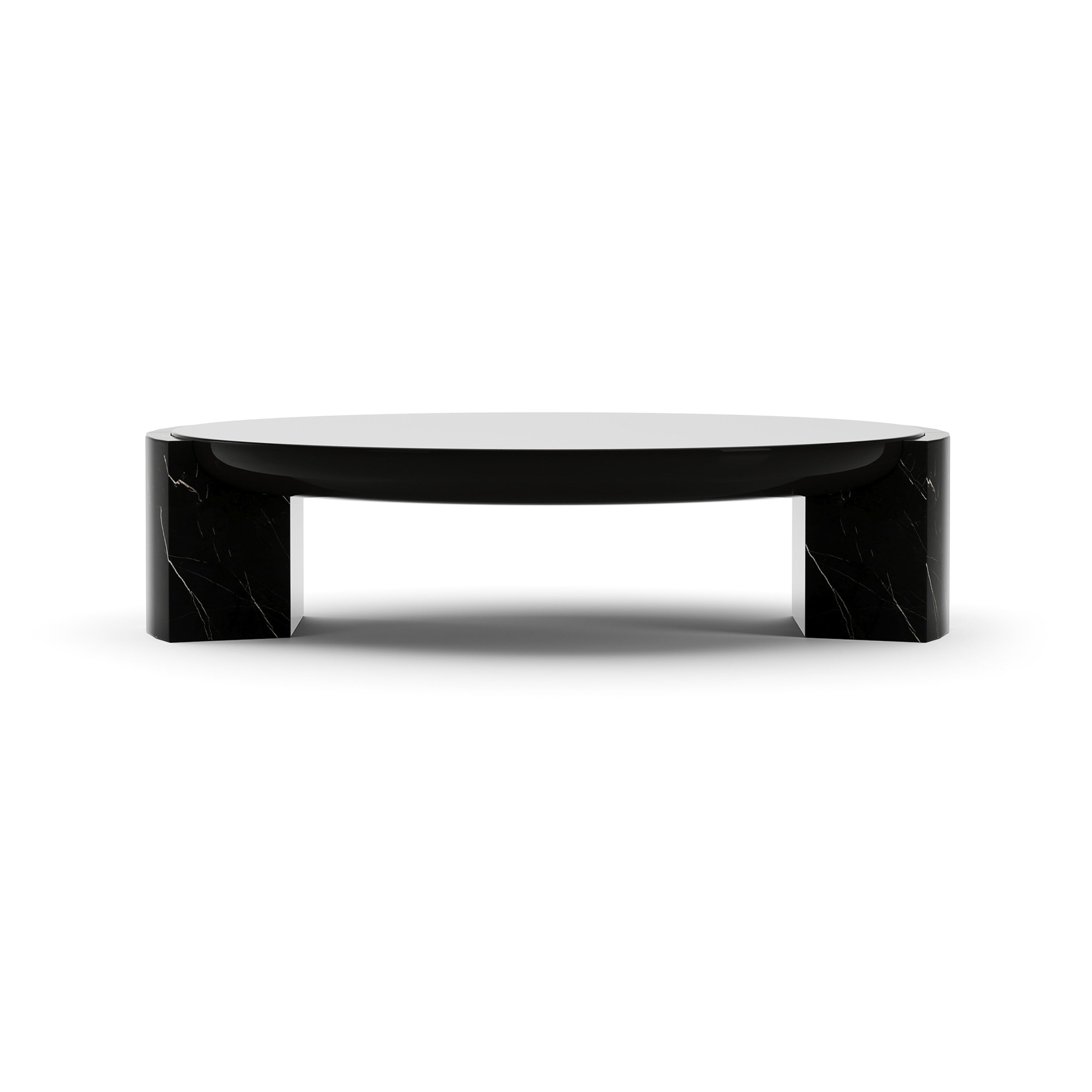 Overlap Round Cocktail Table 48" by Caracole - view 2
