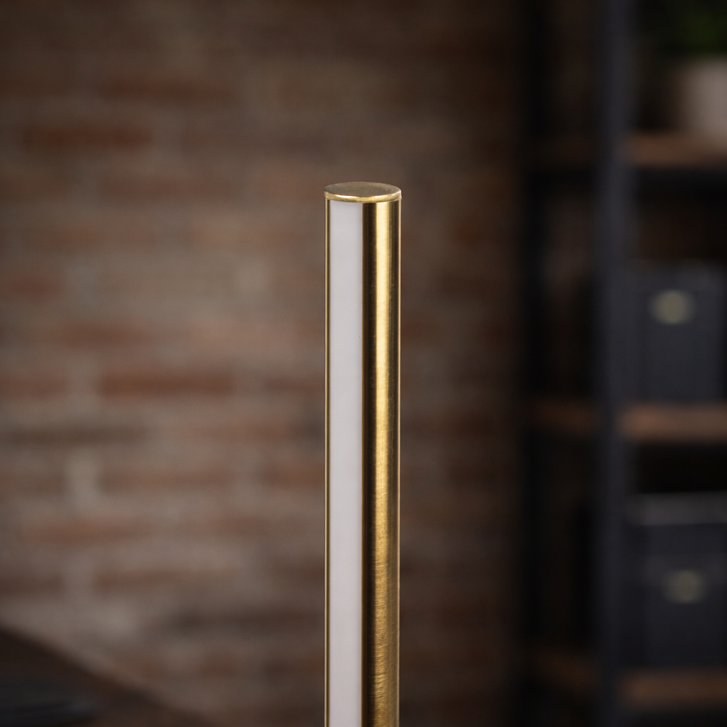 Dimond LED Table Lamp | Matte Black and Round Metal Base
