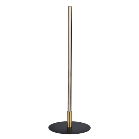 Dimond Black LED Table Lamp with On/Off Switch Round Metal Base - 7"