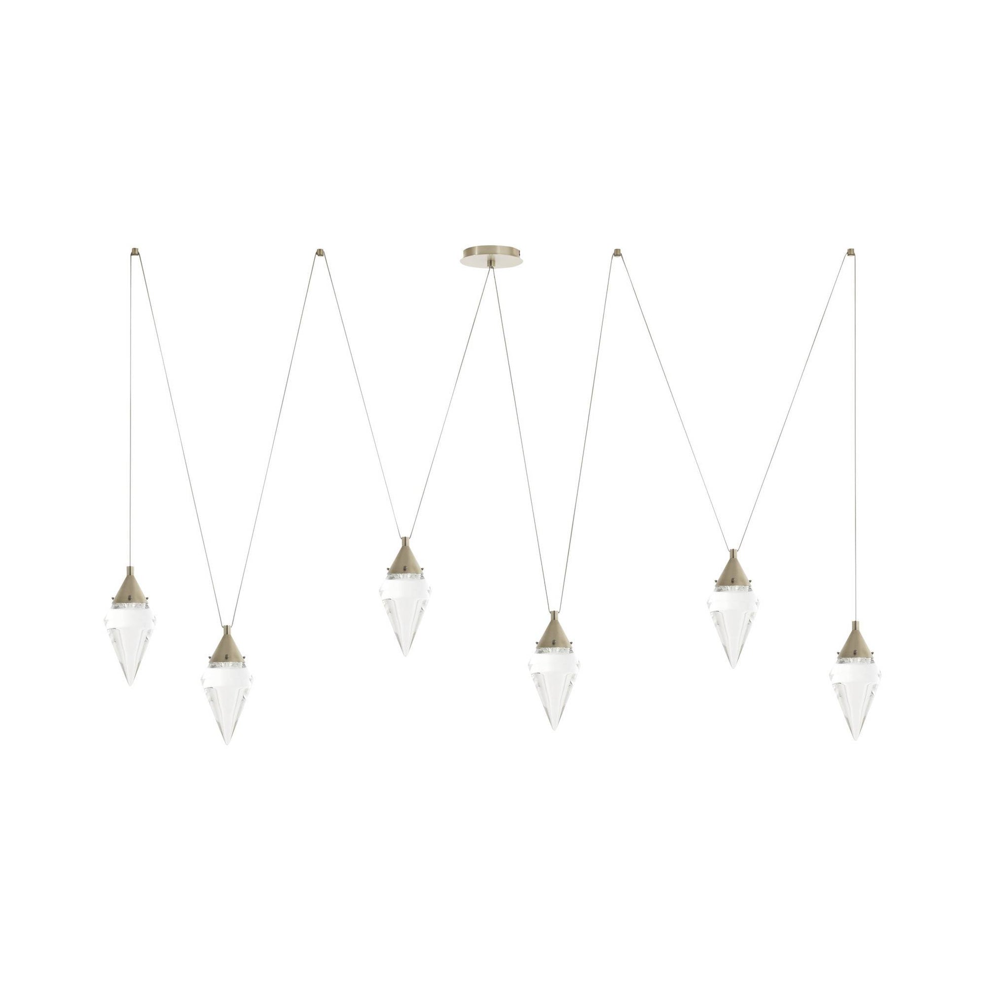 Berkley Multi-Drop Chandelier by Arteriors - view 2