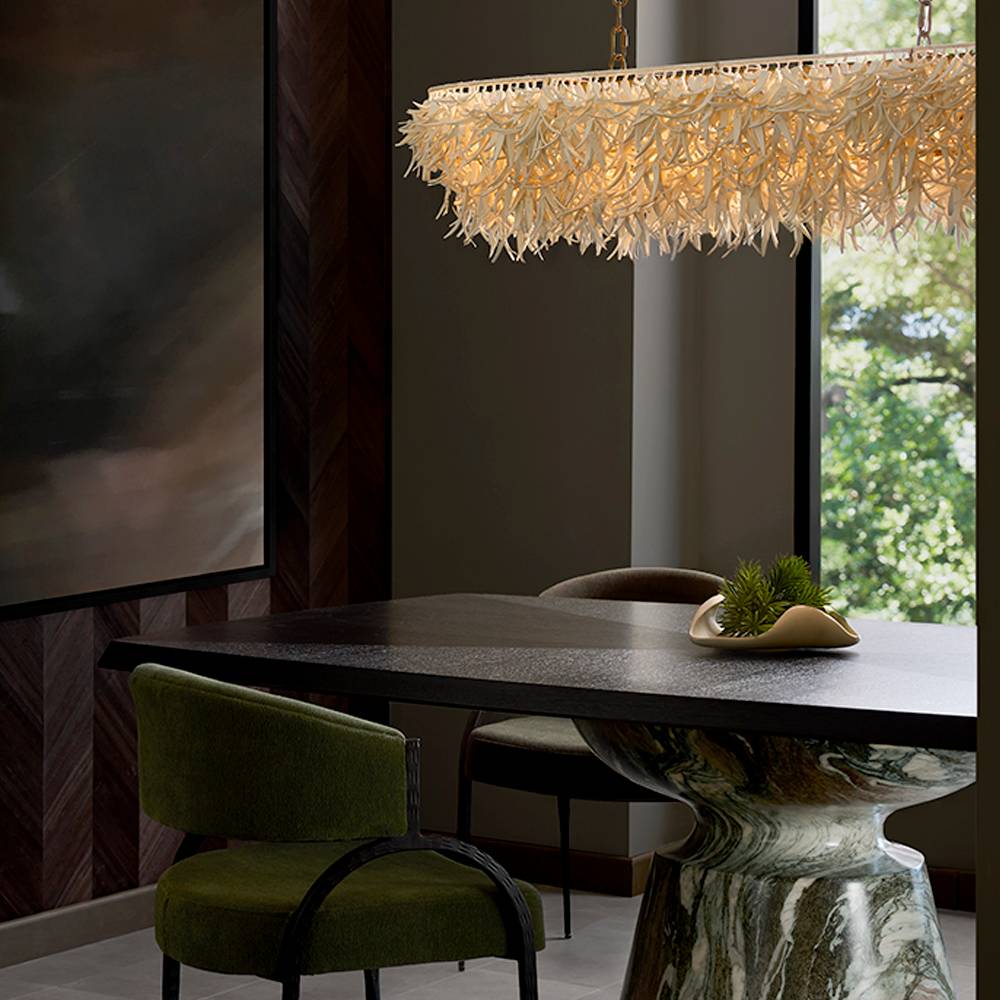 Cabo Linear Chandelier by Arteriors - view 2