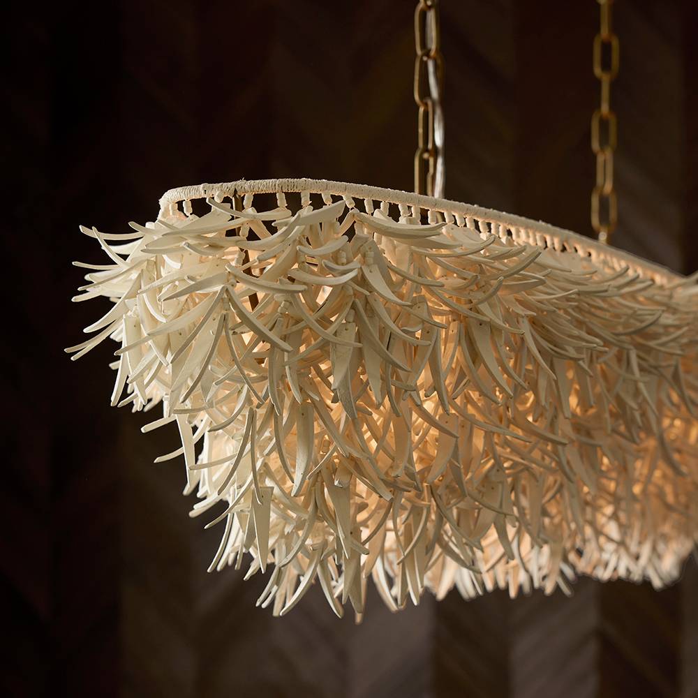 Cabo Linear Chandelier by Arteriors - view 3