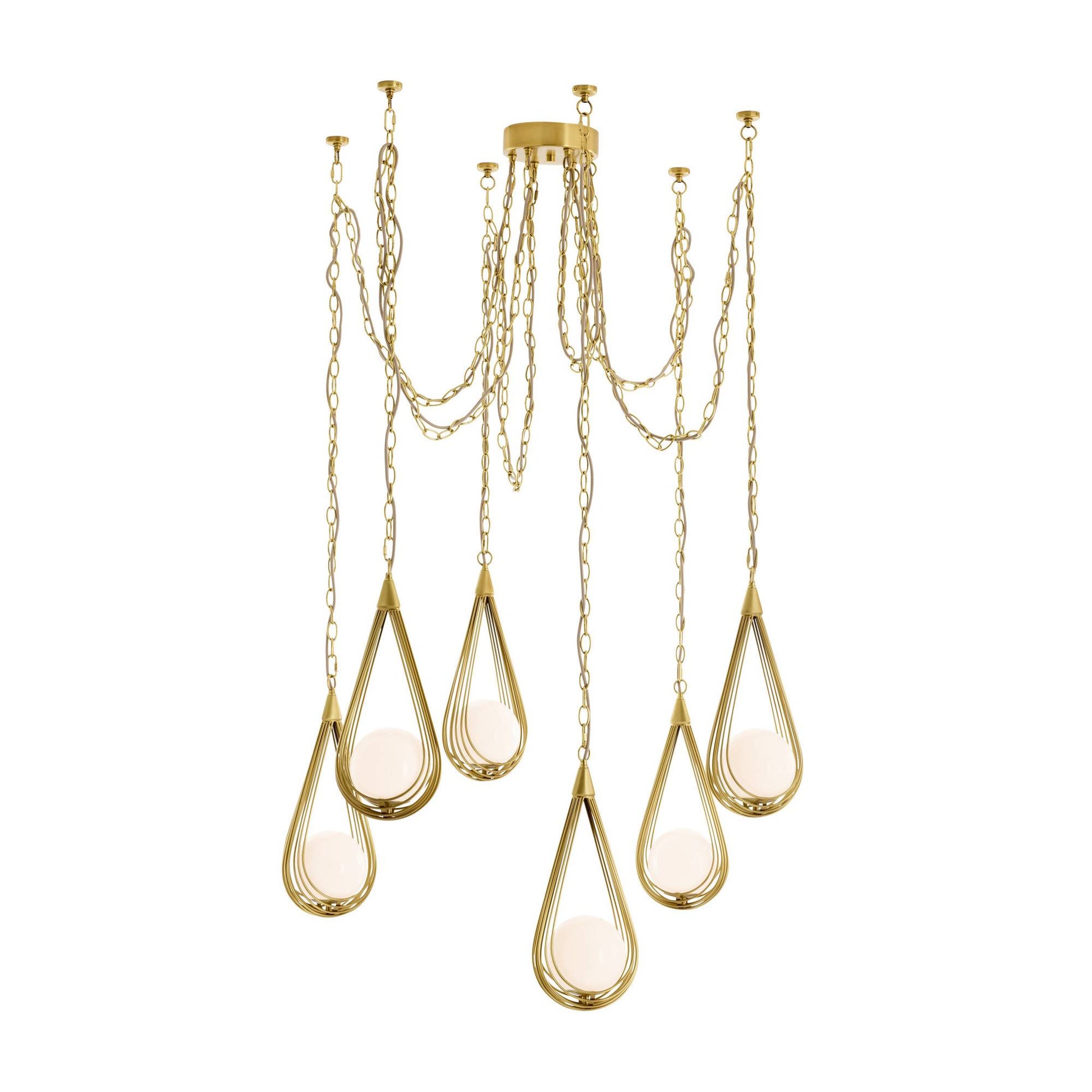 Ova Multi-Drop Chandelier by Arteriors - view 5