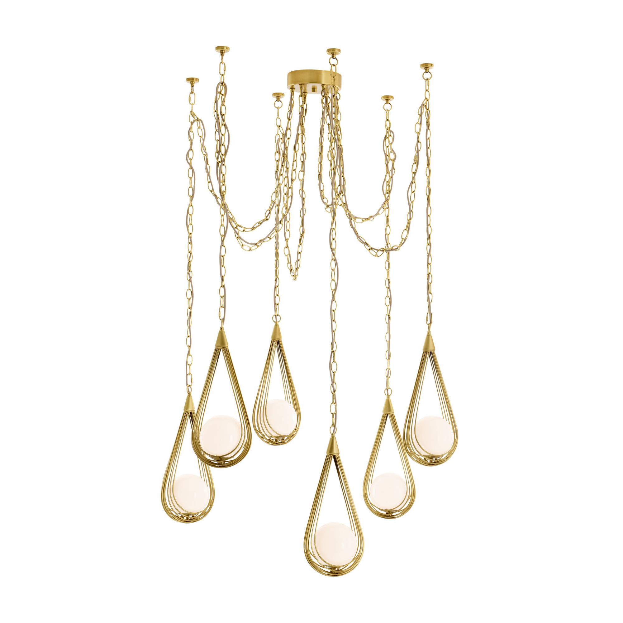 Ova Multi-Drop Chandelier by Arteriors - view 5