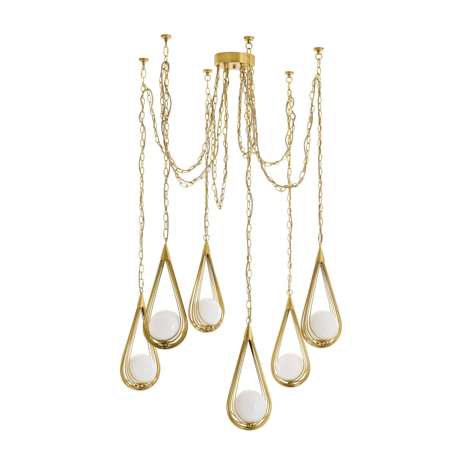 Ova Multi-Drop Chandelier by Arteriors - view 6