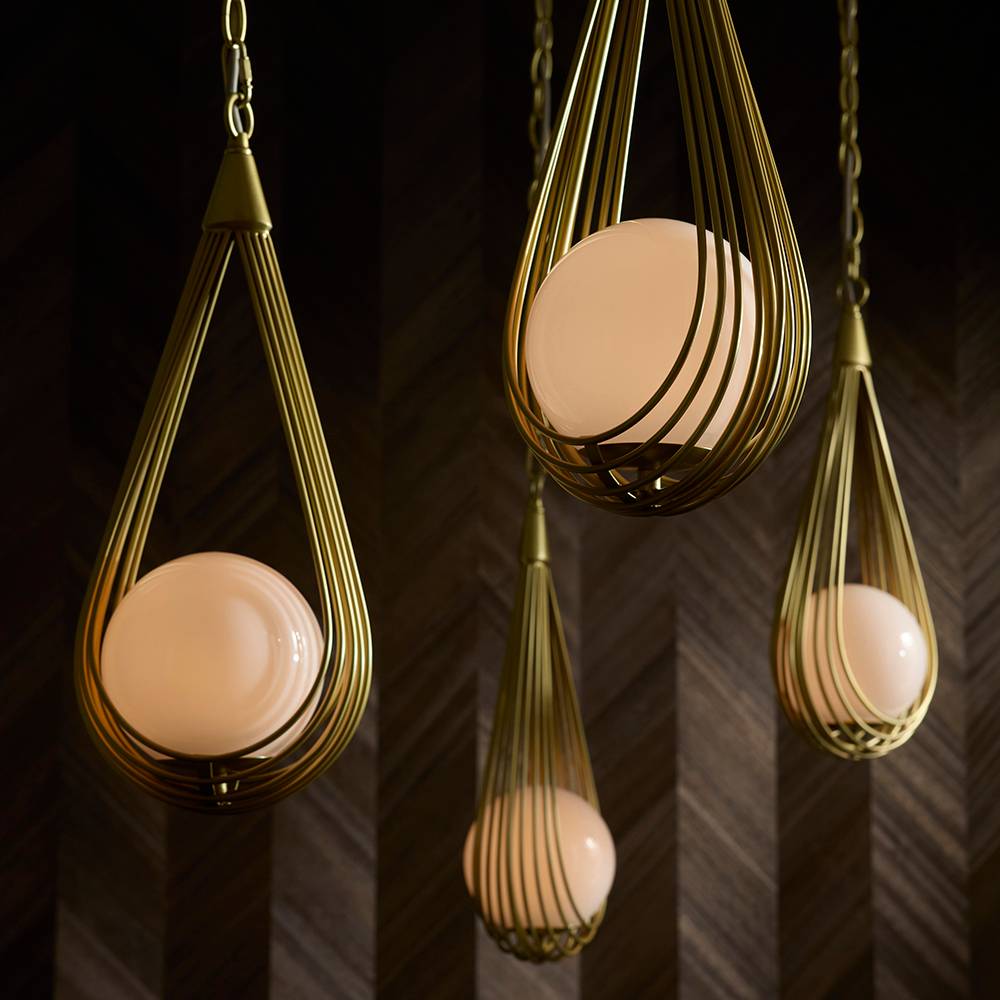Ova Multi-Drop Chandelier by Arteriors - view 3