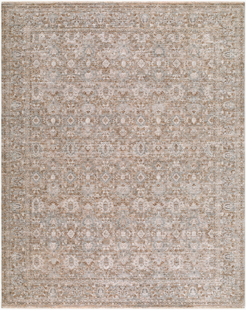 Demre Brown/Tan Machine Woven Rug DMM-2300 - 10' x 14'