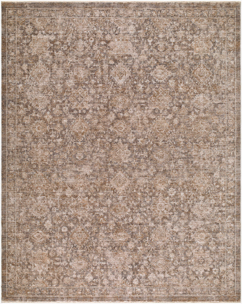 Demre Brown/Tan Machine Woven Rug DMM-2301 - 10' x 14'