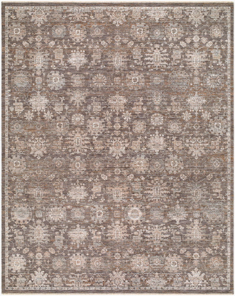 Demre Brown/Tan Machine Woven Rug DMM-2305 - 10' x 14'
