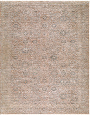 Demre Medium Gray/Tan Machine Woven Rug - 10' x 14'
