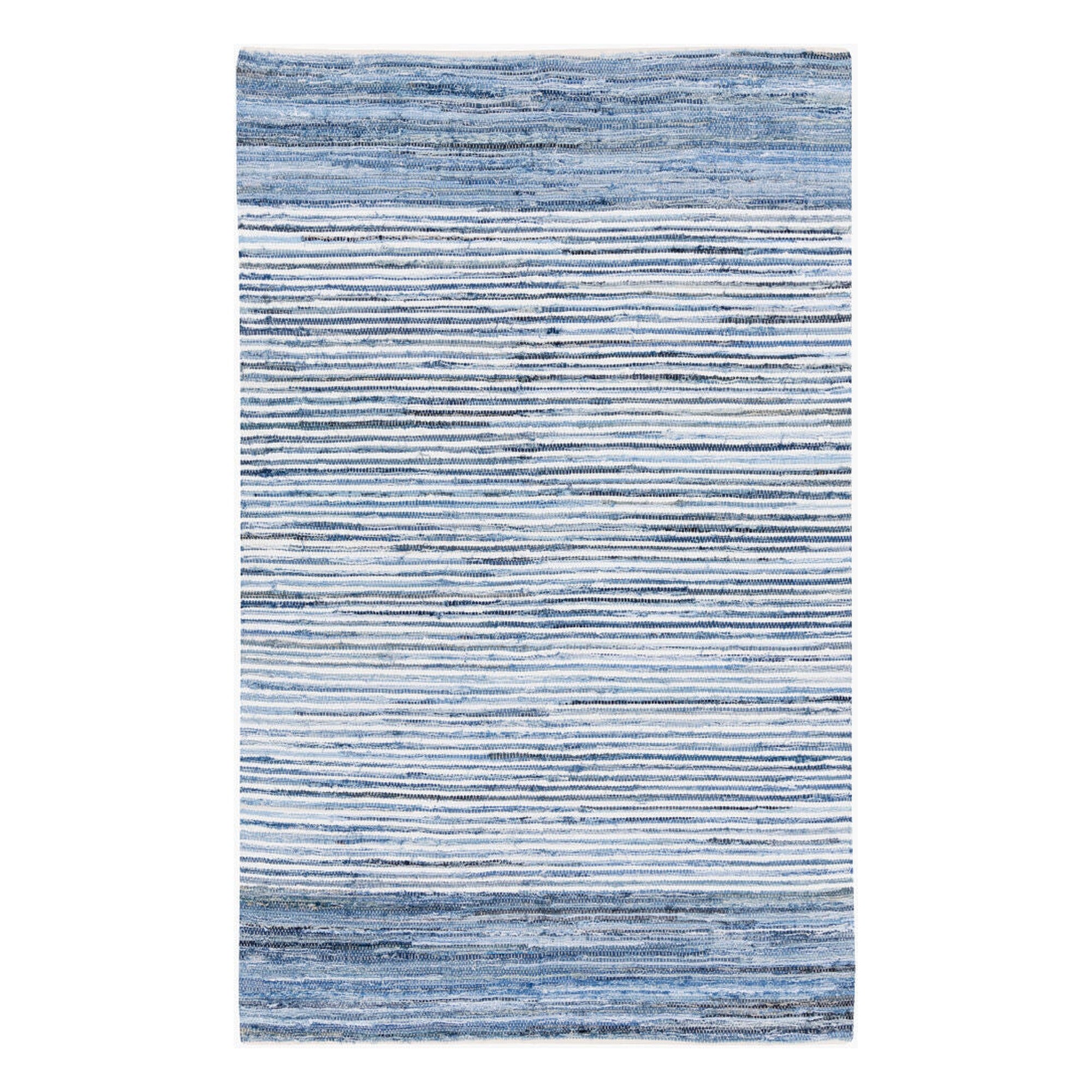 Denim Blue/Navy Handmade Rug - 10' x 14'