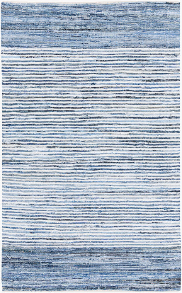 Denim Blue/Navy Handmade Rug - 10' x 14'