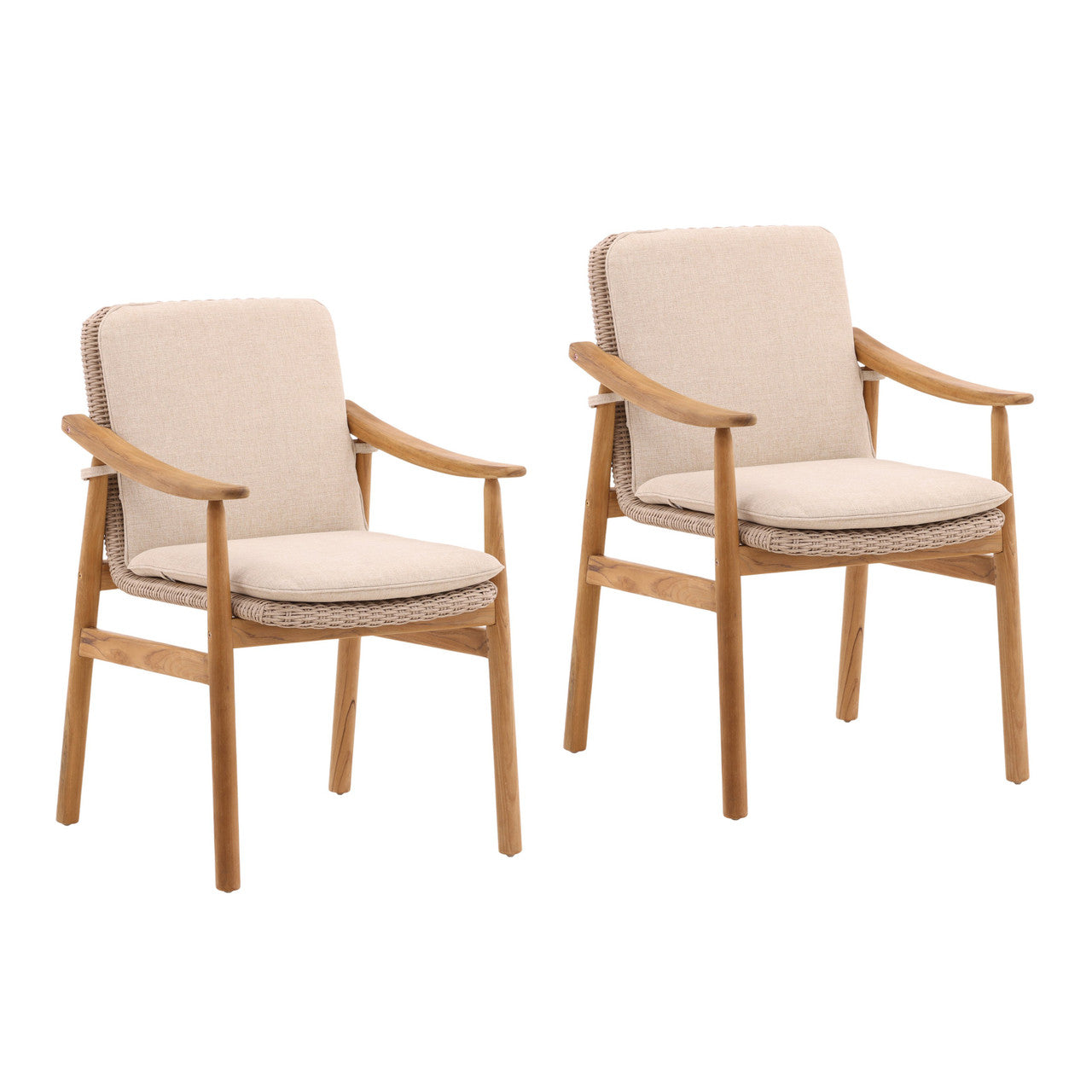 Wembley Outdoor Dining Chair Set of 2 23"