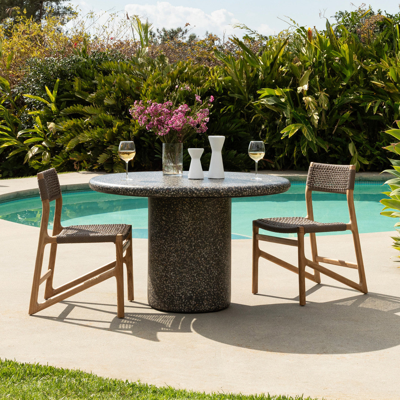 Ysidro Outdoor Dining Chair 19"