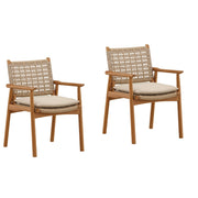 Alea Outdoor Dining Chair Set of 2