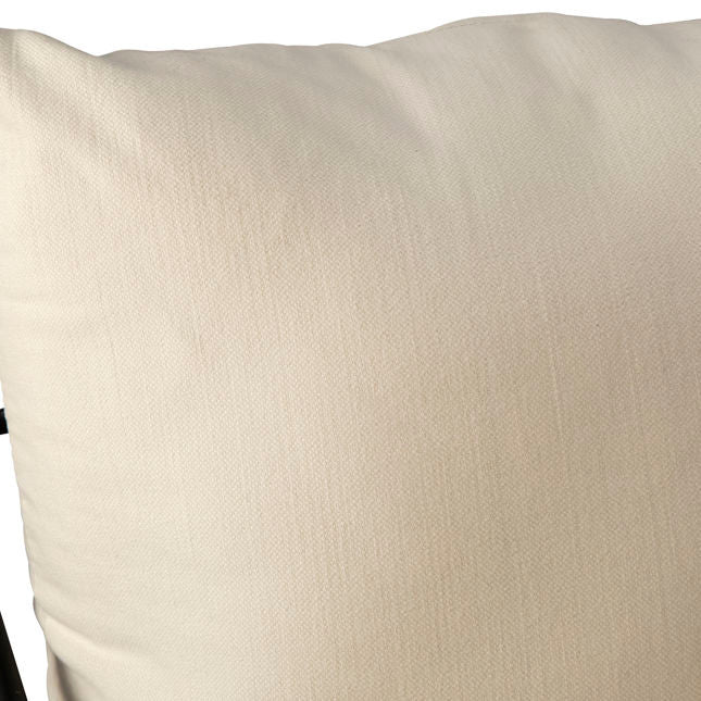 Alice White Fabric Upholstered Modern Arm Chair