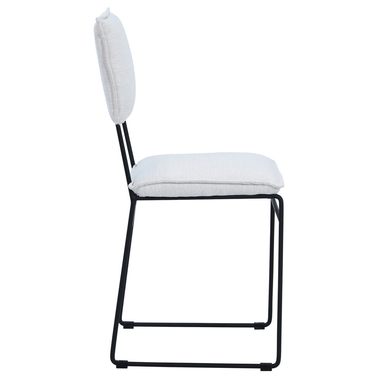 Sabina Dining Chair White Set of 2 19"
