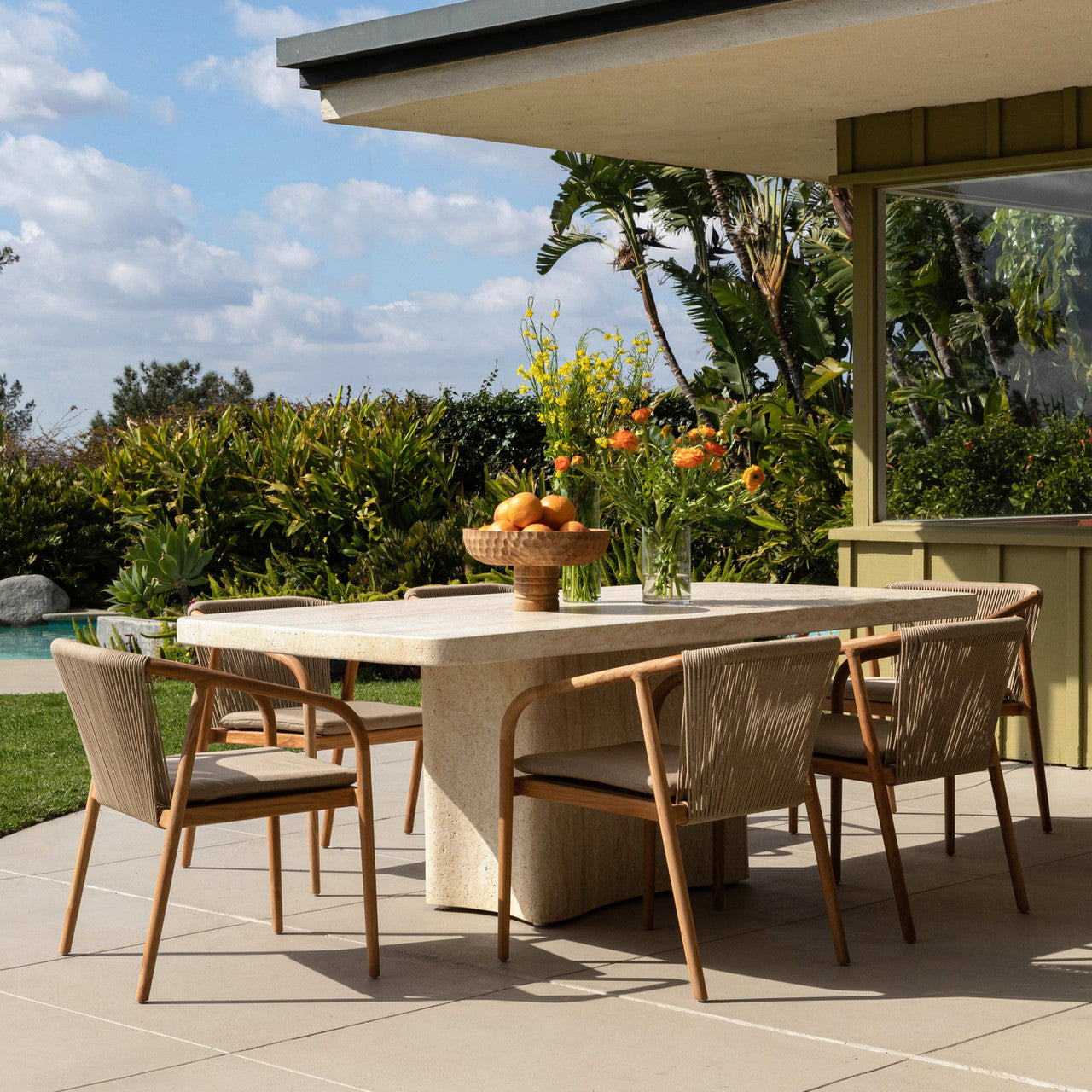 Payson Outdoor Dining Table 89"