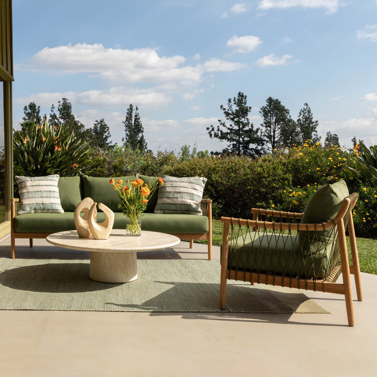 Trebol Outdoor Coffee Table 44"