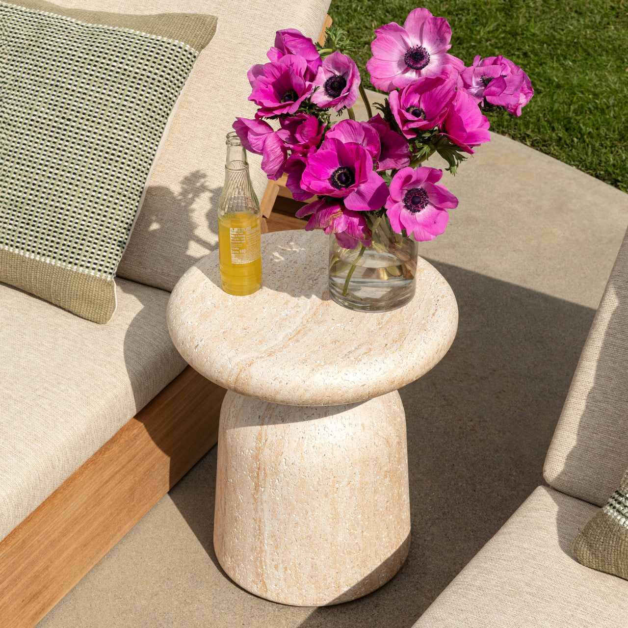 Marcellus Outdoor Side Table 17"