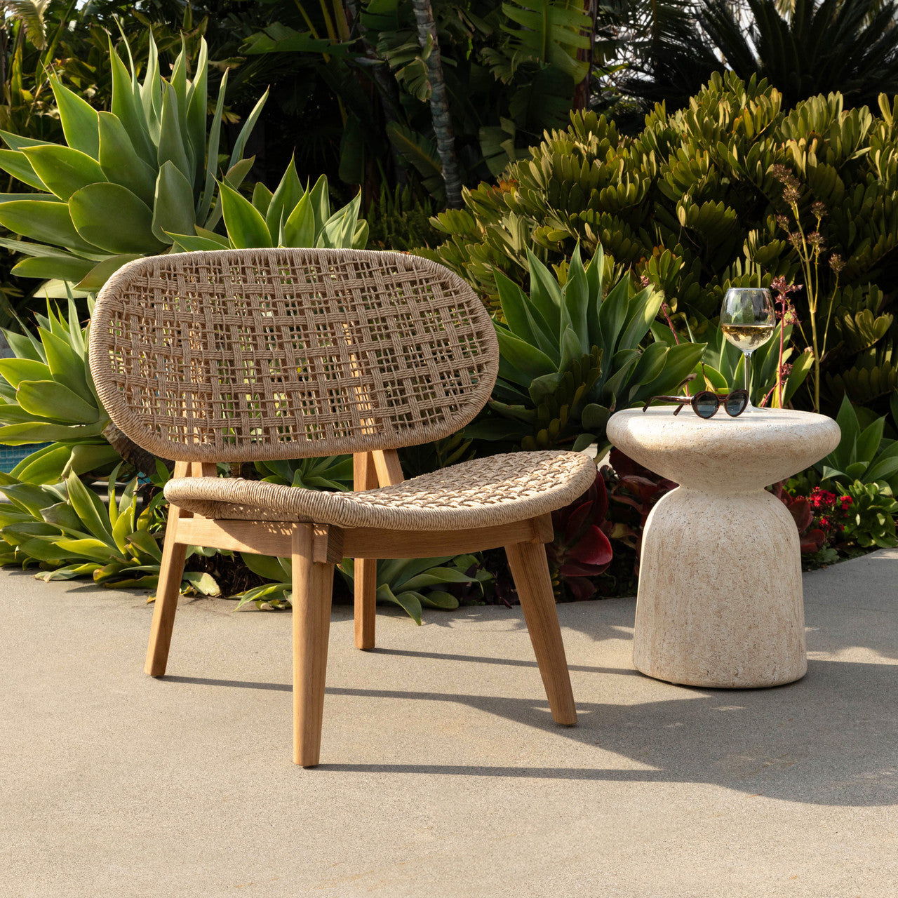 Marcellus Outdoor Side Table 17"